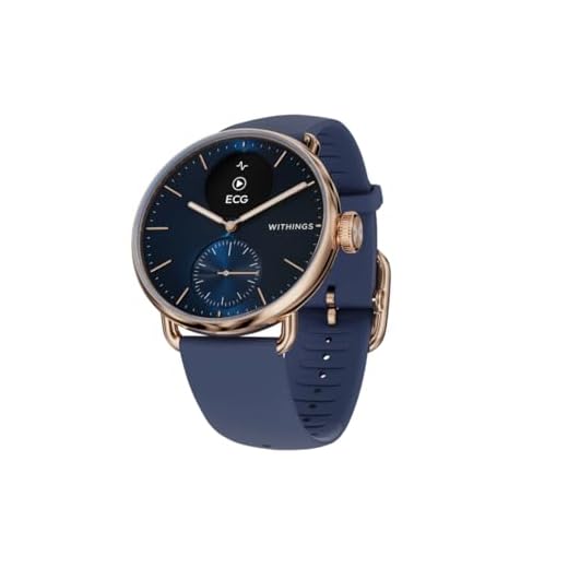 Withings ScanWatch 2 - Montre connectée, électrocardiogramme ECG, SpO2, température, Suivi du Sommeil, santé respiratoire, activités, Calories, étanche, Batterie de 35 Jours, Android & iOS
