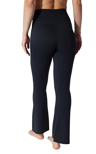 Yogalicious Womens High Waisted Flare Legging Squat Proof Yoga Bootcut Wide Leg Crossover Pant4