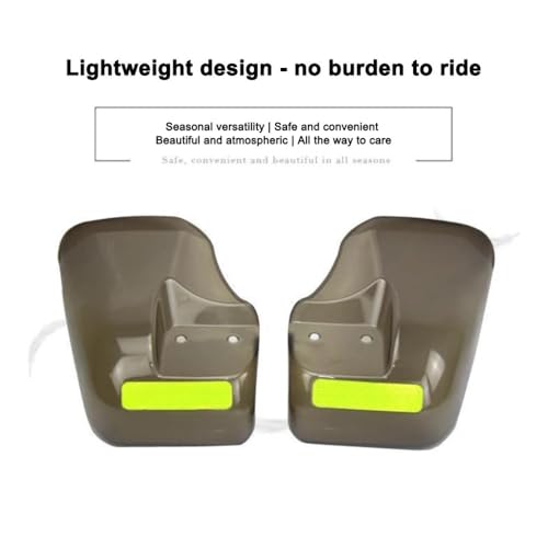 Protège main guidon moto universel avec bande réfléchissante et écran anti-vent - 7