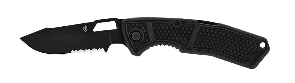 Gerber Gear Order - Lightweight Folding Pocket Knife for Hiking, Camping & Outdoor - Everyday Carry Tool - Tactical, Survival Utility Knife - Trip Essentials - Made in USA - Black