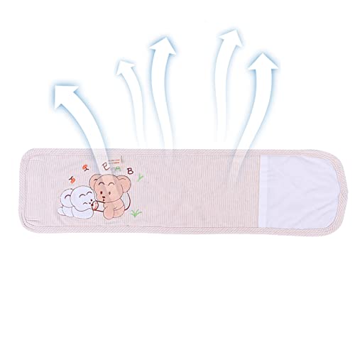 Image of adjust Newborn Navel Belt , infants Belly but ton Band , Thickened Cotton Infant Abdomen Umbilical Cord , Newborn Waist Support Band Warm Cover(L) , infants Belly but ton Band , adjust Newborn Navel B