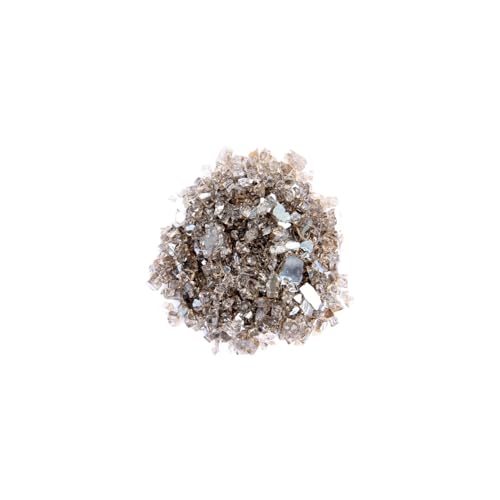 HomeStock Fresh Reflective Fire Pit Fire Glass Bronze, 10 Pounds, Reflective Glass for Fire Pits, 0.25