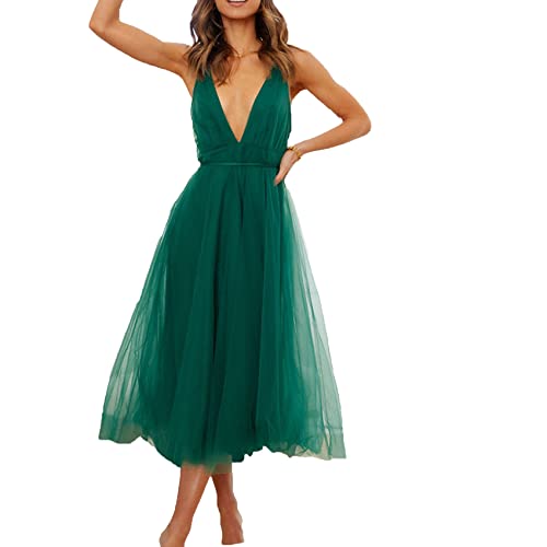 Robe D'éTé Nouvelle Robe à Bretelles Robe éLéGante en Maille Sexy Robe De Demoiselle d'honneur Cover