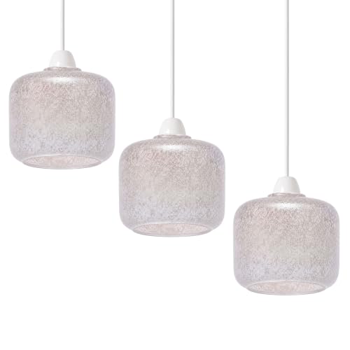 Image of 3Pack Glass Lamp Shade 12cm x 10.5cm,