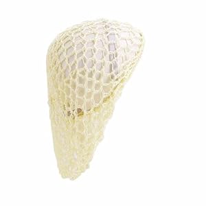 BrightGlow Szydełkowana Siatka na Włosy Beżowa