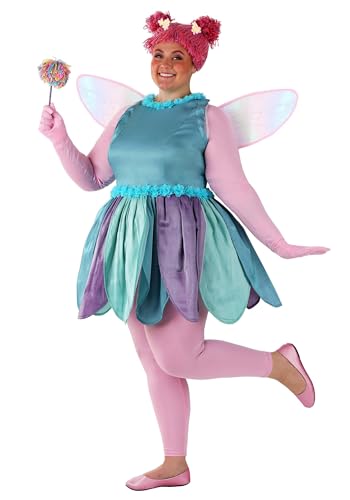 Fun Costumes Womens Join The Fun with Plus Size Sesame Street Abby Costume: Colorful Character Attire - 1X - Multicolor