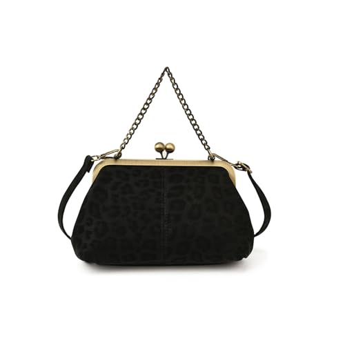 Sac à bandoulière confortable léopard mate pour femme