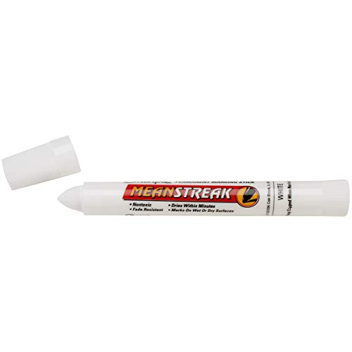 Sharpie 85018 Mean Streak Marking Stick, Broad Tip, White