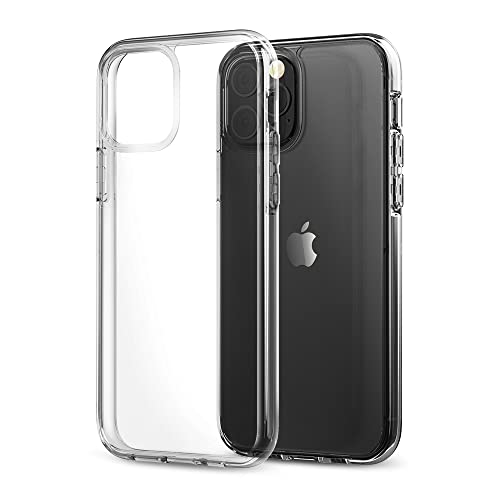 Sinjimoru iPhone 12Pro クリアケース TPU+PC素材のiPhoneケース 衝撃吸収 スクラッチ防止 指紋防止 耐衝撃 薄型デザイン ワイヤレス充電対応 AirClo for iPhone 12Pro