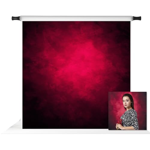 Fond abstrait rouge profond pour éliminer les reflets en portrait de studio