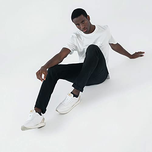 Image of ELHANN.H Sneaker Combines Simple Lines with a Dynamic Style. The MKX Finish of its Midsole Brings a Vintage Look to The Shoe.