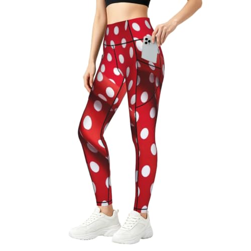 Leggings de descanso holgados de lunares para un día de relax en casa