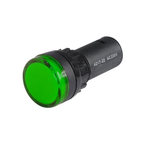 Luz indicadora AD17-22 DC220V piloto de señalización para cuadro TH