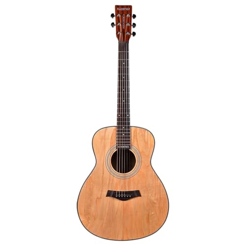 Image of Kadence Guitar A06-36 Acoustica Series, Electric Acoustic Guitar, Ash Wood with Pickup and Inbuilt tuner Travel Guitar Small Size for Kids and Adult (36 inch)