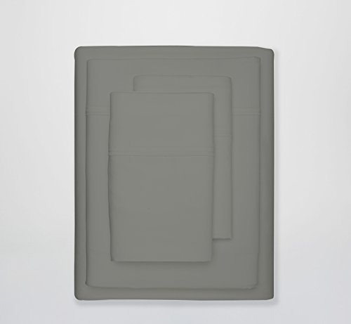 Sheex Arctic Aire Max Sheet Set With 2 Pillowcases, 100% Tencel Lyocell Sateen With Coolx Technology (California King, Charcoal) #TOP1