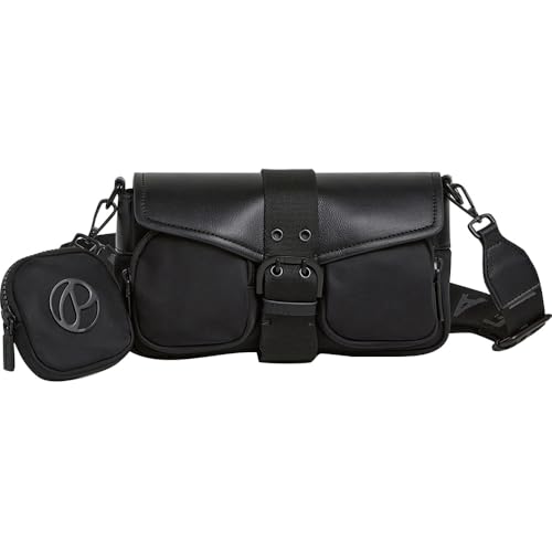 Pepe Jeans Gale, Bolsa para Mujer, Negro (Black), Talla única Pepe Jeans Gale, Bolsa para Mujer, Negro (Black), Talla única