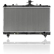 Radiator - Pacific Best Inc. Compatible/Replacement for 13341 12-15 Chevrolet Camaro Coupe 3.6L V6 - Plastic Tank Aluminum Core, 1-Row, With Transmission Oil Cooler