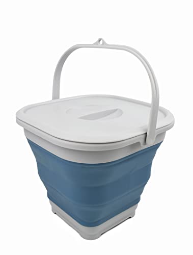 Southern Homewares Faltbarer Eimer 5 Liter – Platzsparend & Tragbar Für Haushalt Und Outdoor