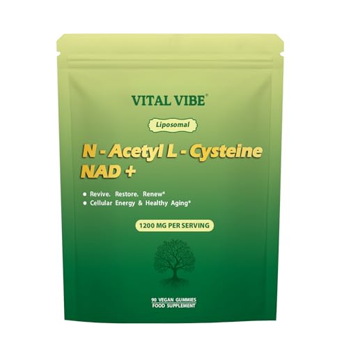 NAC Supplement 1200mg Daily Serving NAC N-Acetyl L-Cysteine with NAD+