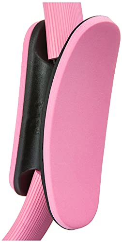 Anel Arco Pilates Yoga Tonificador Flexível Fitness Treino (Rosa)