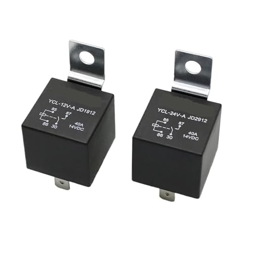 Relais de voiture étanche 12V 24V 40A à 4 ou 5 broches pour phares
