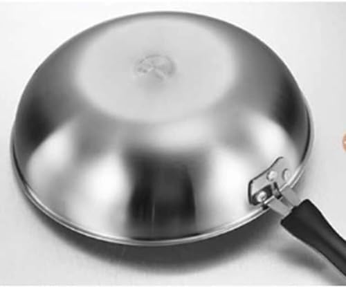Wok de acero inoxidable 32 cm resistente a alta temperatura miniatura 3