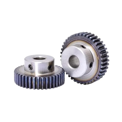 Engranaje recto de metal M1 de 50T y 65 mm en acero de carbono para transmisiones