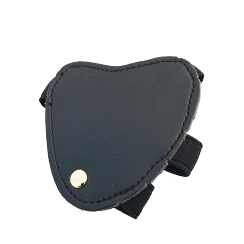 NAMOARLY Simple Finger Protector Archery Supply 1pc Leather Hand Protector Finger Cover Easy to Wear