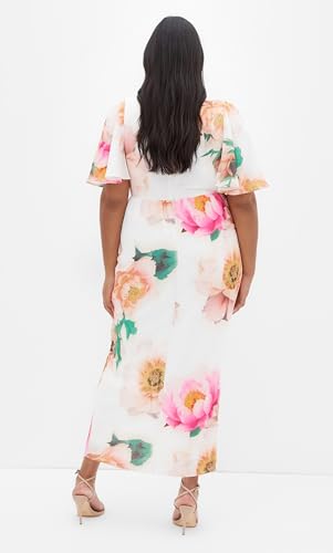 City Chic Women's Dress-Braelynn Print Maxi3