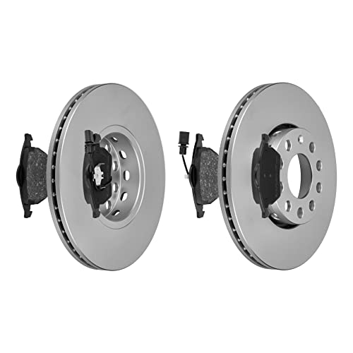 f.becker_line Bremsensatz Bremsscheiben Ø288MM + Bremsbeläge Vorne - kompatibel mit VW PASSAT B5 AUDI A6 - Bremsen Set Bremsenset Bremsanlage