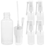 ADOCARN Flaconi Spray Nasali 30ml 5 Pezzi in Pet, Contenitori da Viaggio per Uso Esterno e Pulizia Naso, Bottiglie Spray Beccuccio Rotante per Campeggio