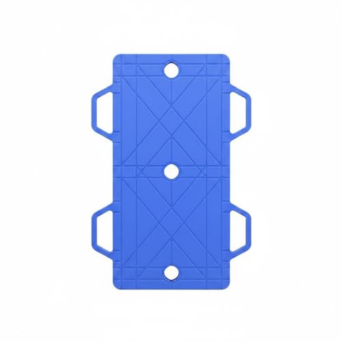 predolo Tabla Deslizante Doble Resistente Tabla con Asas y Ruedas Ligero Patinete de Equilibrio Infantil para Niños, Escuela, Array, Azul