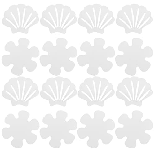 VICASKY 2 Set Adesivi Antiscivolo per Vasca e Scale Fiore Strisce Impermeabili e Resistenti per Bagno Piscina