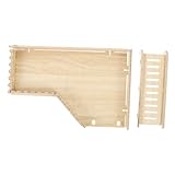 Échelle d'escalade pour hamster - cet accessoire polyvalent est parfait pour les petits propriétaires qui ont des hamsters, des gerbilles, des rats, une petite plate-forme pour hamster