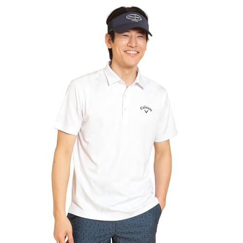 Callaway(キャロウェイ) メンズ 半袖 ポロシャツ(吸汗速乾性・フラワー柄) / ゴルフ / C25134115メンズ 1枚目