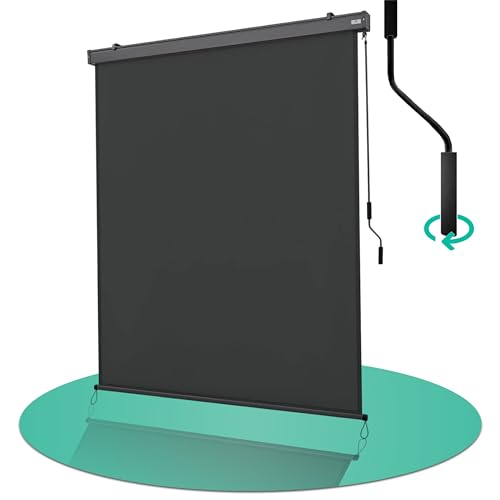 Strattore Store Vertical Extensible 180x250 cm Balcon Store Roulant Extérieur - Blocage des UV avec Manivelle et Cassette du Vent pour Balcon Terrasse Patio...