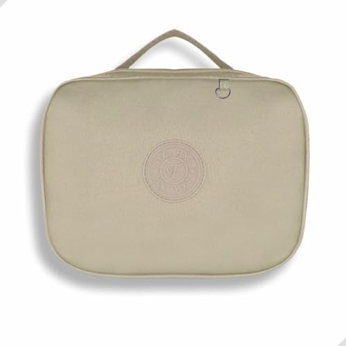 Estojo Escolar Cintilante Box Grande Organizador Com Divisórias e com Alça Espaço para 100 Lápis 23x15cm unisex (Dourado)