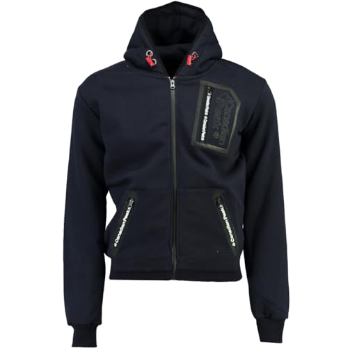 Canadian Peak Fonaldo Men - Sudadera con Bolsillo Tipo Canguro para Hombres - Sudaderas con Capucha Ciente Manga Larga - Rego IDE Primavera Verano Otoño Invierno (Marino XXL)