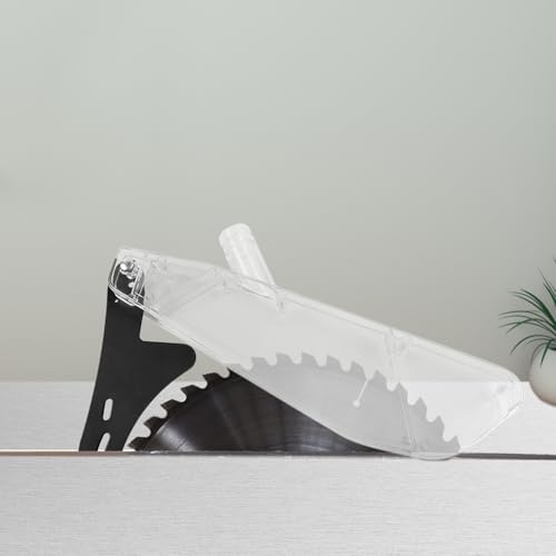 Kreissäge Schutzhaube 165x20, Stahl & Kunststoff,Transparent Tischsäge Schutzhülle für Handkreissäge Tauchsäge Tischkreissäge Zubehör Staubarm