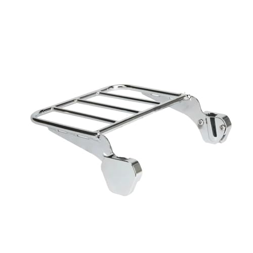 Porte Bagages Arrière Chromé Moto pour Road King et FLHT 1997-2008