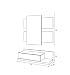 Mobelcenter - Recibidor con cajón y Espejo - Mueble de Recibidor Estilo...