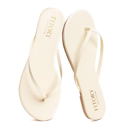 Image of FITORY Womens Flip Flops Fashion Casual Thong Walking Slide Summer Sandals