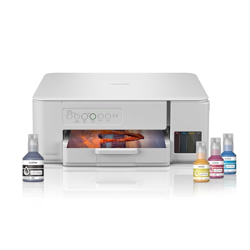 Brother DCP-T436W (New Launch) WiFi Multifunction Print Scan Copy Ink Tank Color Printer Best for Home, 27/11 PPM BK/CL, Print Upto 7.5 K Pages in Black & 5 K in Color Each for(CMY),Free Installation