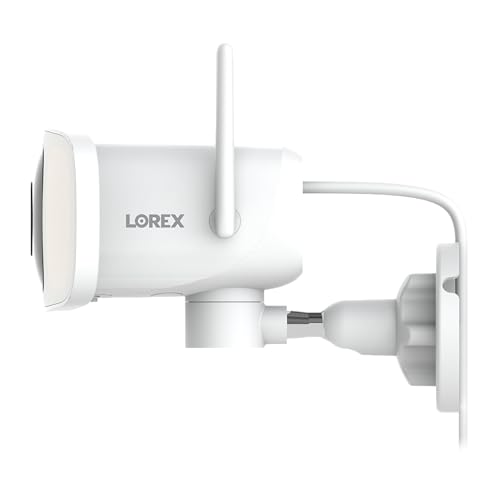 Image of Lorex Connect 2K Floodlight Wi-Fi Security Camera | New Connect App | 160 Pan Coverage | Person Detection | Live Auto-Tracking | Color Night Vision | 2-Way Talk | Cloud & Local Storage Option