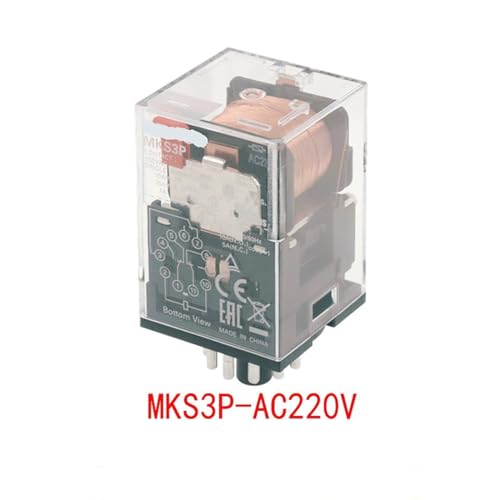 Relais MKS3P AC220V composant automatisme pour armoire électrique 10A