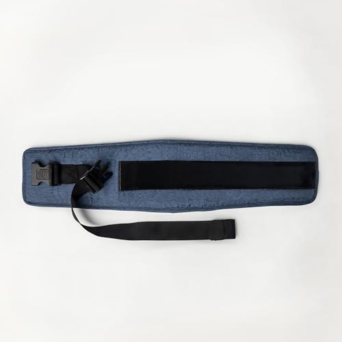 Image of Tushbaby Hip Carrier Belt Extender - Compatible with the TushBaby Safety-Certified Hip Seat for Babies and Toddlers - Extends Waist Band up to 70 inch for a Custom fit (Extender, Chambray)