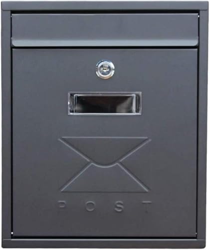 NSTVVEE E-Mail: Villa in Stile Europeo con Cassetta Postale con Serratura, Cassetta dei Suggerimenti, portariviste e giornali da Parete per Ufficio, Cassetta Postale Antipioggia