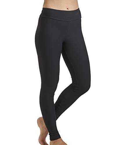 Spalding Women's Misses Activewear Polyester Full Length Legging, Black, L