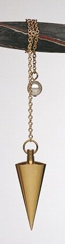 Pendel messing massiv poliert 33 mm 16 g | Kegel Pendel-Anhänger an Schnur mit Griff-Kugel-Perle | Messing-Pendel Messung feiner Energien Radiästhesie | Esoterik Geschenke günstig online kaufen 5661