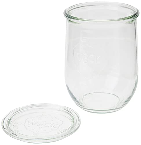 Weck-Tulpen-Glas, runder Rand, glas, durchsichtig, 1050 ml, 6 Stück – Ansicht 2